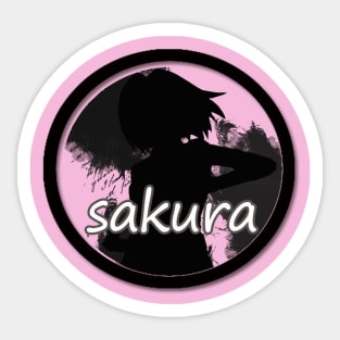 anime sakura Sticker